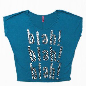 BLAH! BLAH! BLAH! Graphic Top
